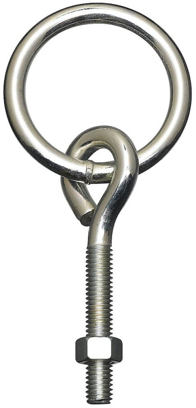 National Hardware N220-624 2061BC Rings with Eye Bolts, Nuts in Zinc plated