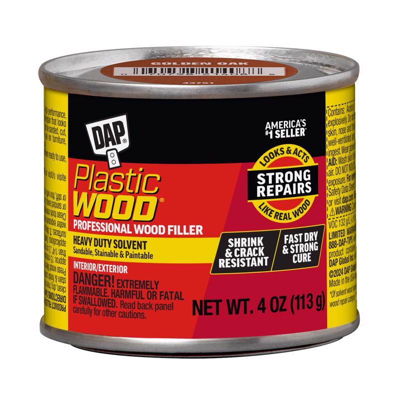 DAP 21408 Gold Oak Plastic Wood Filler, 1/4 lb