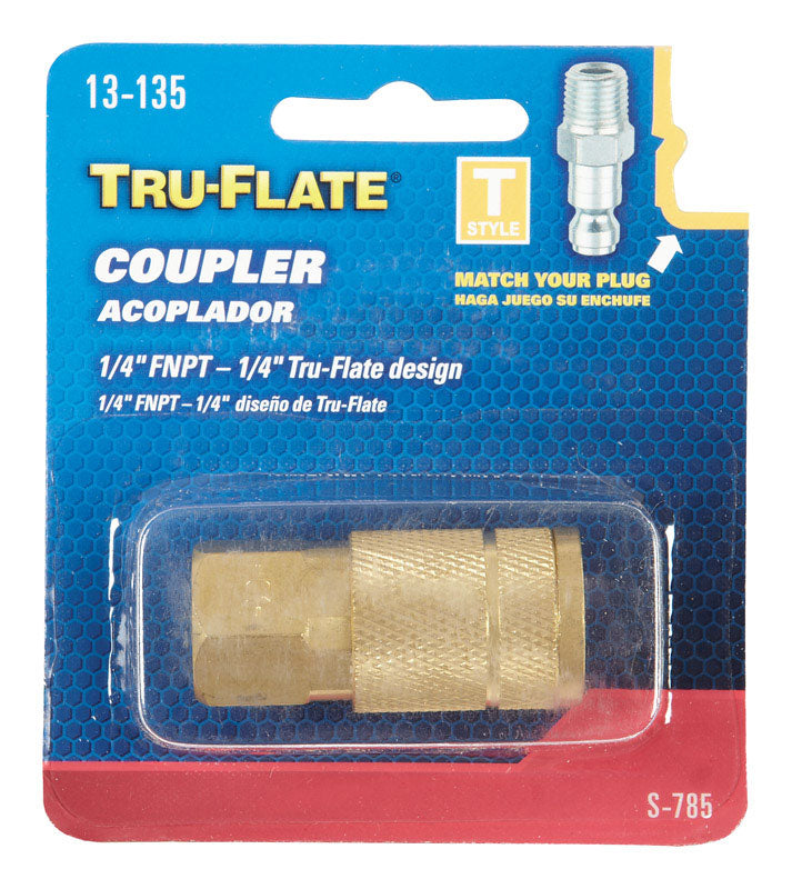 Tru Flate 13-135 1/4" Female NPT Coupler