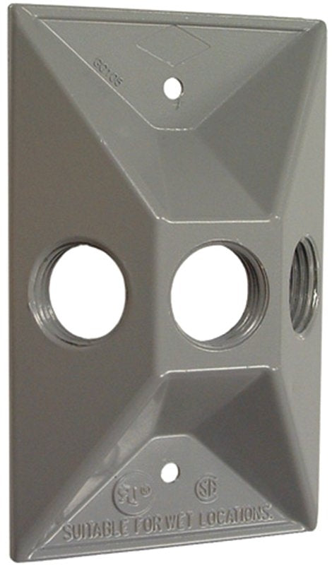 Hubbell-Raco 5189-5 1/2" Outlet, 1-Gang, Weatherproof Cover
