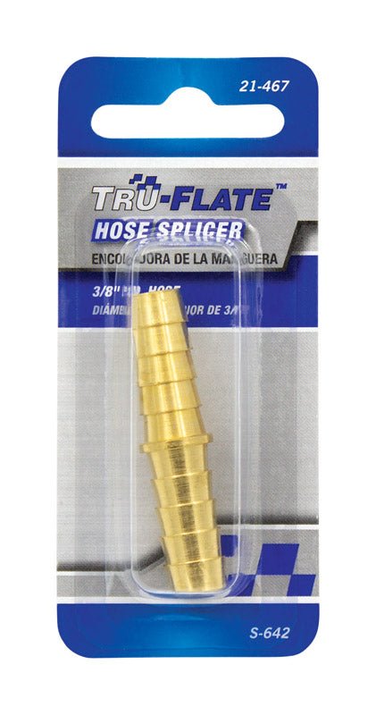 Tools & Harware Tru-Flate 21-467 3/8 Hose Splicer Barb Type Hose Fitting Model: 21-467 (Hardware & Tools Store) TRFL21467
