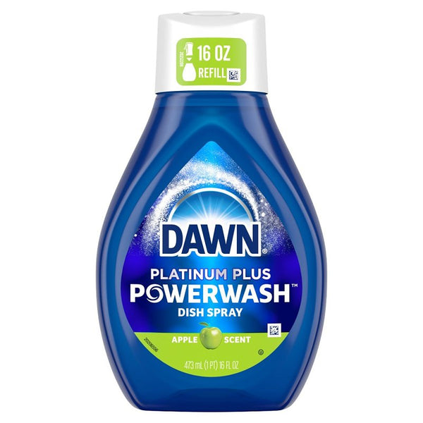 Dawn 52367 Platinum Powerwash Dish Spray Soap, Apple Scent, 16-oz. Refill