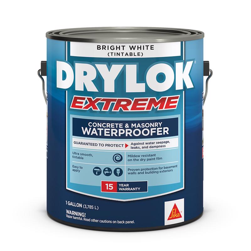 Drylok Drylok-28613 28613 Extreme Latex Masonry Waterproofer Interior/Exterior Smooth Finish, White, 1 Gallon (Pack of 1)