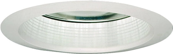 HALO 30 Series 6 in. White Recessed Ceiling Light Fixture Trim Kit with Air-Tite Baffle and Reflector, 200 30WAT