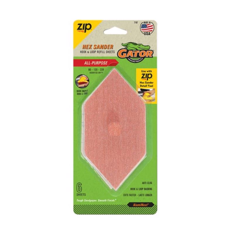 ALI INDUSTRIES 7187 Assorted Sand Sheet, 6-Pack
