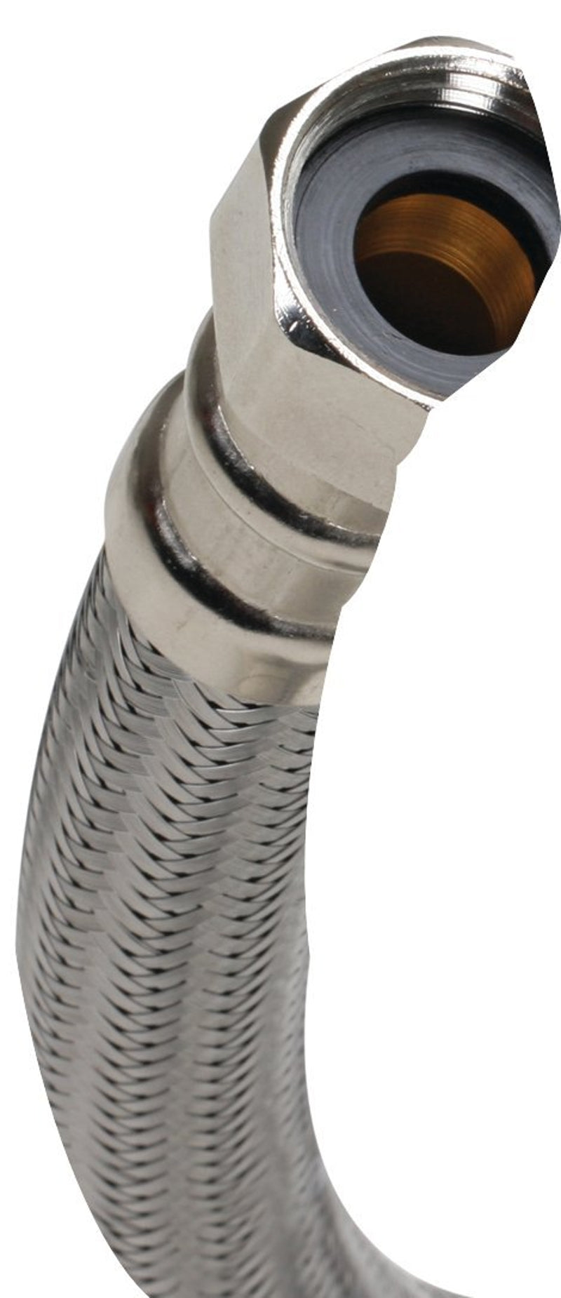 Fluidmaster B1H12 Water Heater Connector, Braided Stainless Steel - 3/4 F.I.P. Thread x 3/4 F.I.P. Thread, 12-Inch Length