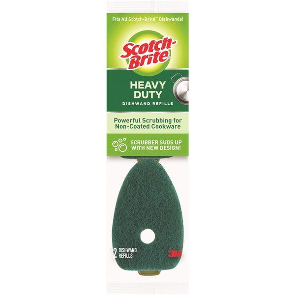 Scotch-Brite Heavy Duty Dishwand Refills, Keep Your Hands Out of Dirty Water, 2 Refills 481-7-RSC