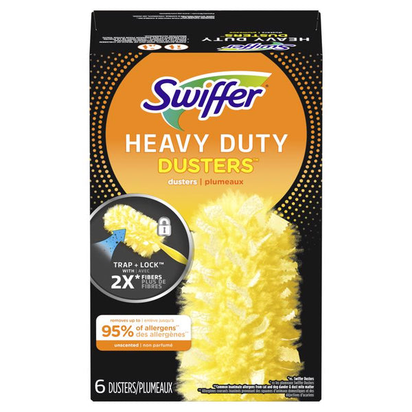 Swiffer Dusters Heavy Duty Multi-Surface Refills, Unscented, 6 Count 80374639