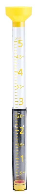Taylor Rain Gauge Jumbo12 Multi-Color Plastic 2706