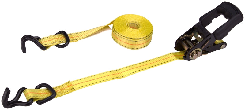 MINTCRAFT FH64058 ProSource Heavy Duty Ratchet Tie Down, 1000 Lb, 16 Ft L X 1 in W, Polyester