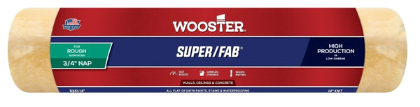 Wooster Brush R241-14 Super/Fab Roller Cover, 3/4-Inch Nap, 14-Inch
