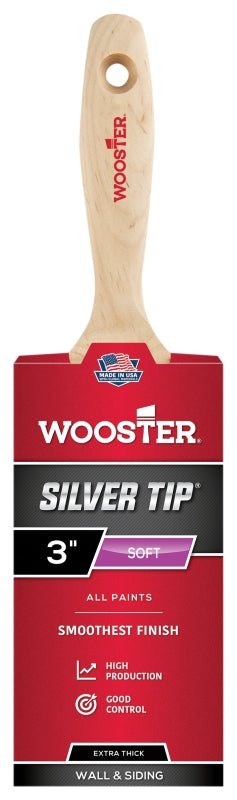 Wooster Brush 5223-3 Wall Brush, 3 Inch, Natural
