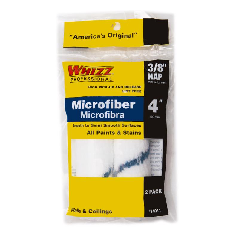 Work Tools International 74011 4-Inch Whizz Xtra Sorb Paint Roller Cover Refill, 2-Pack