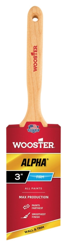 Wooster Brush 4231-3 Alpha Angle Sash Paintbrush, 3-Inch