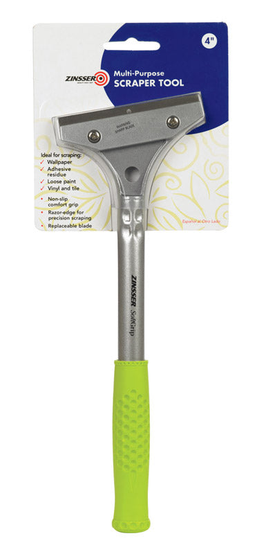 Zinsser 4 in. W Steel Fixed Multi-Purpose Scraper Tools 98014