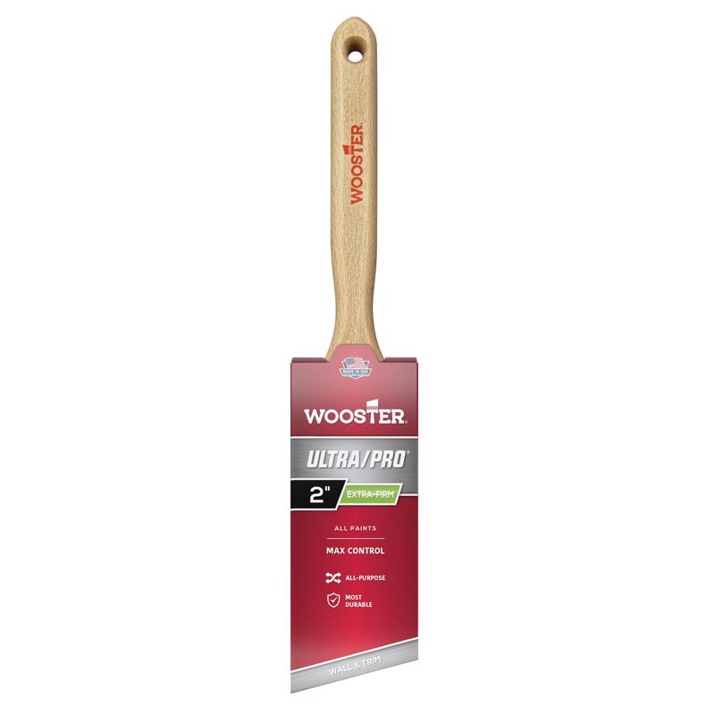 Wooster Brush 4153-2 Ultra/Pro Extra-Firm Lindbeck Angle Sash Paintbrush, 2-Inch