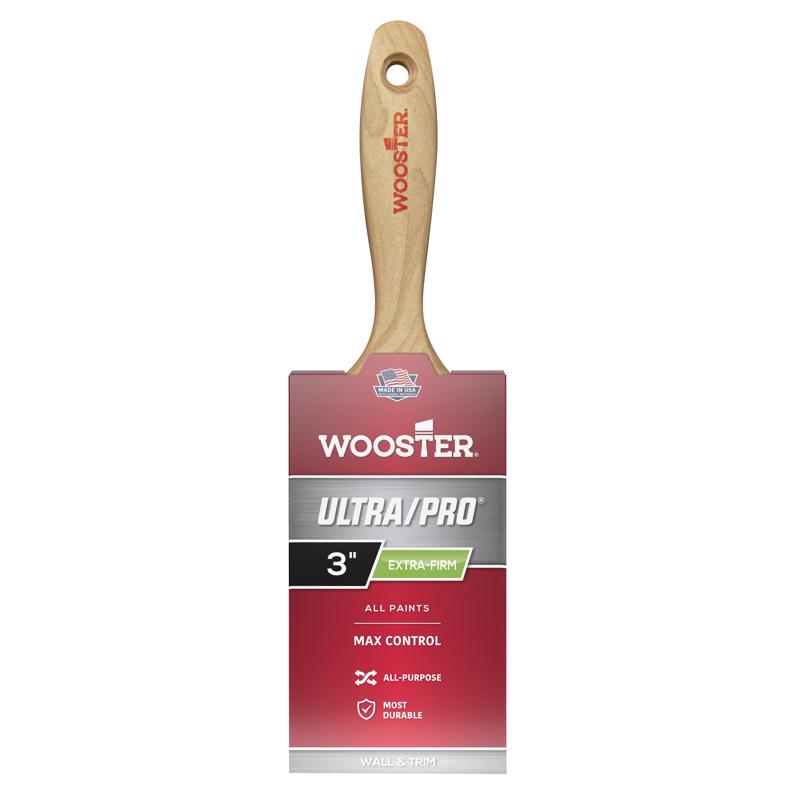 Wooster 912-0041570030 Brush 4157-3 Ultra/Pro Extra-Firm Sable Paintbrush, 3-Inch, 3 Inch, Purple