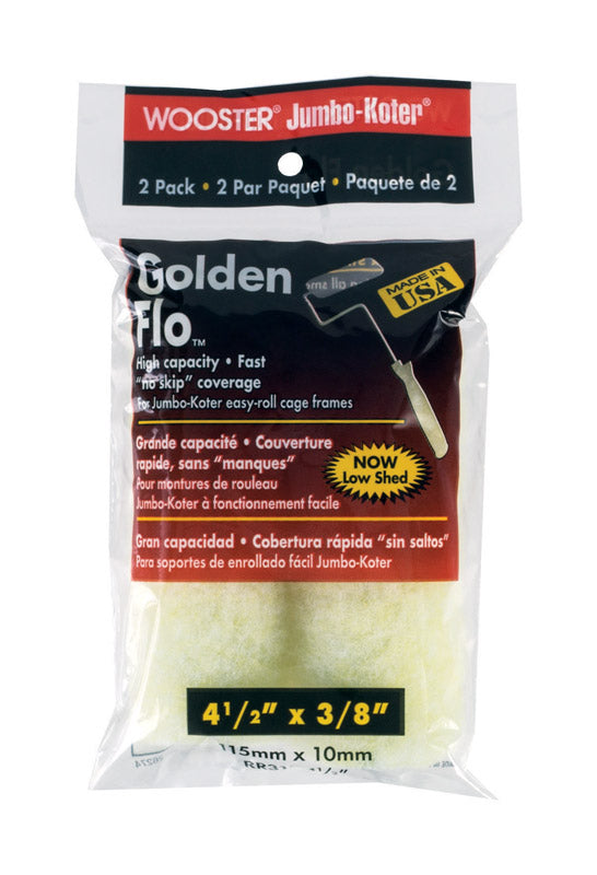 Wooster Golden Flo Roller Cover 3/8 " Nap 4-1/2 " RR315-4 1/2