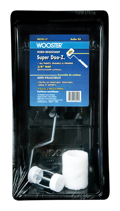 Wooster Brush RR395-3 Trim Roller Kit, 3-Inch