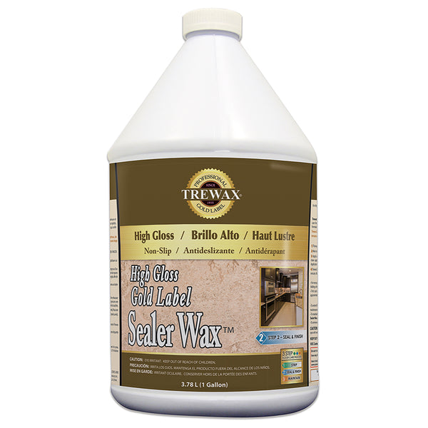Trewax Professional Gold Label Sealer, Gloss, 1-Gallon 887171967