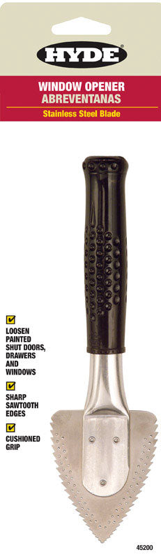 Hyde 45200 Window Opener Black Stainless Steel