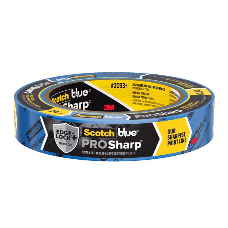 Scotch Blue Painter's Tape Advanced Multi-Surface, 3" Core, 1" x 60 Yd. 2093-24NC