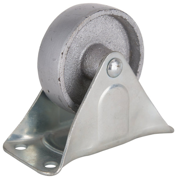 MINTCRAFT JC-S04 ProSource Heavy Duty Rigid Caster, 4 in Dia, 500 Lb, Steel