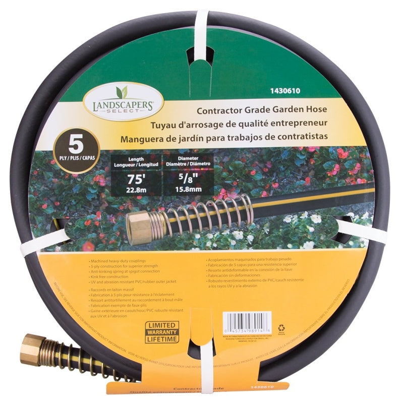 MINTCRAFT GH-585093L Heavy Duty Garden Hose, 75-Feet by 5/8-Inch
