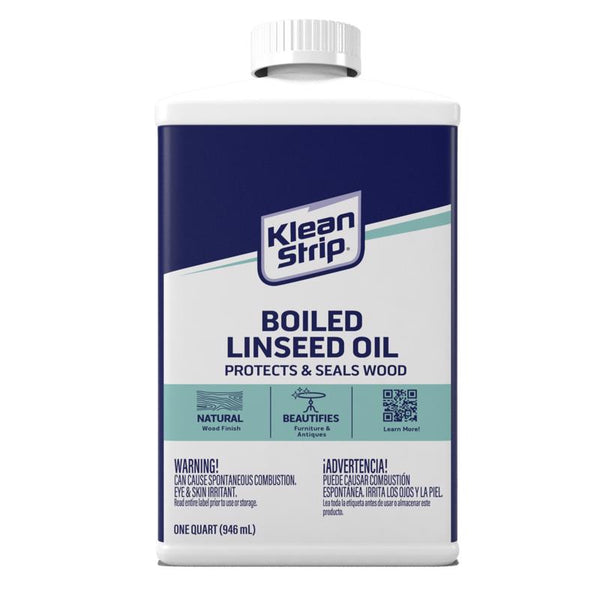 WM Barr QKLO146 Boiled Linseed Oil - 1 qt.44; Pack of 4