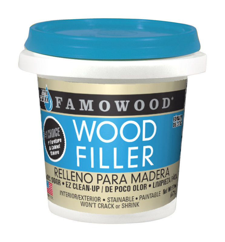 FamoWood Red Oak 40022134 Latex Wood Filler-Pint, 1 Pack