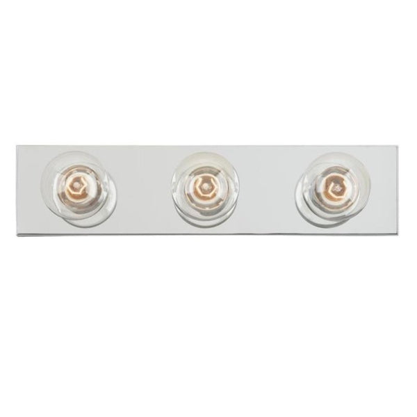 Westinghouse 6640600 Bath Bar Vanity, 3-Light, Chrome