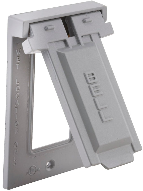 Hubbell-Bell 5103-0 Weatherproof Single Gang Vertical Device Mount Cover GFCI