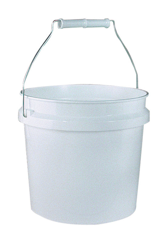 Leaktite 744456 1-Gallon White Plastic Pail Paint Pail/Container