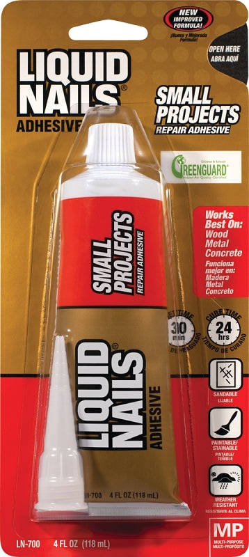 Liquid Nails LN-700 4-Ounce Small Projects and Repairs Adhesive