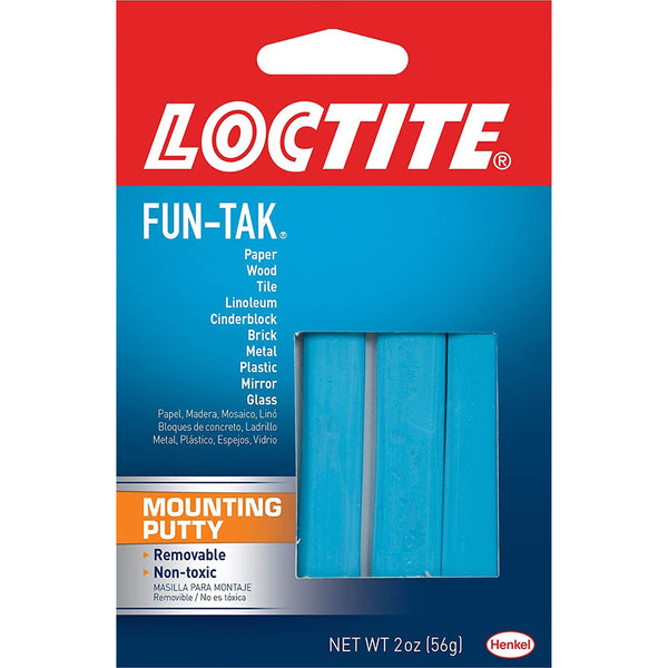 Loctite Fun-Tak Mounting Putty, 2 oz, 1, Wallet 1087306