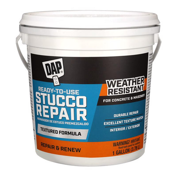DAP All-Purpose Stucco Ready to Use White Patch 1 gal. 7079860590 (4-Pack)