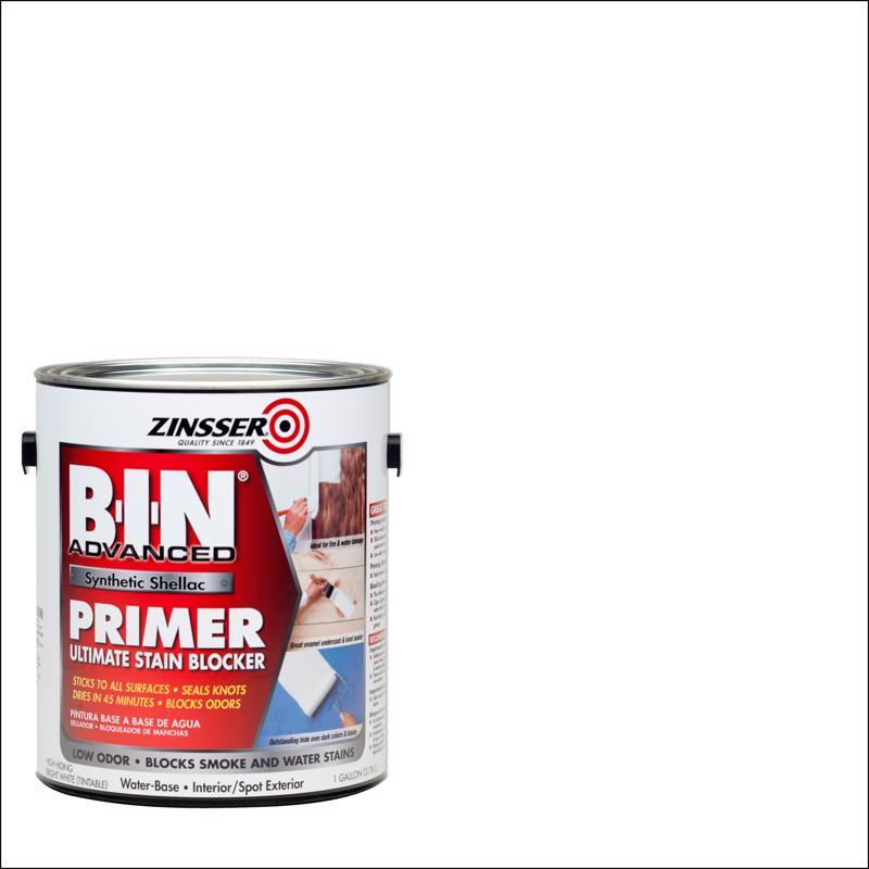 Zinsser BIN Advanced White Primer and Sealer For All Surfaces 1 gal.
