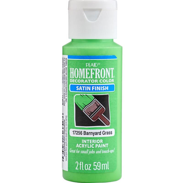 Plaid Homefront Paint Acrylic Interior Satin 2 Oz 17256 (3-Pack)