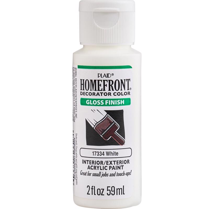 Homefront 17334 Gloss Interior Exterior Acrylic Paint 2 oz - Pack of 3