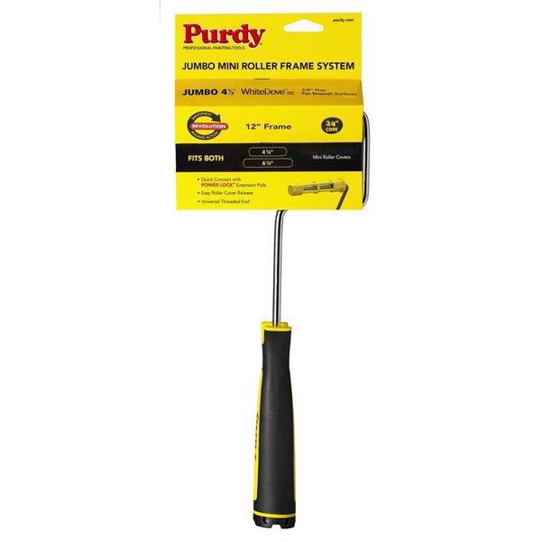 Purdy Revolution 4-1/2 - 6-1/2 in. W Jumbo Mini Paint Roller Frame and Cover Threaded End 14A784014