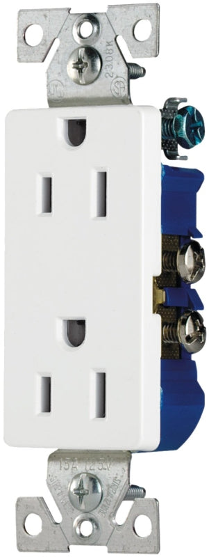 EATON 1107W-10-L Receptacles, One Size, White