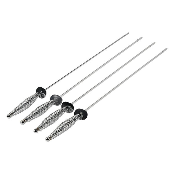 Mr. Bar-B-Q 17" Stainless Steel Spiral Kabob Skewers - Set of 4 40331Y