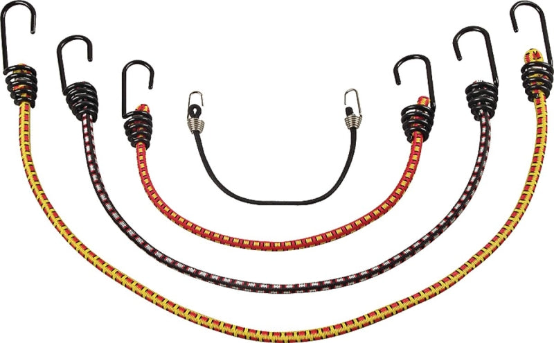 MINTCRAFT FH64078 ProSource Bungee Cord Set, Black