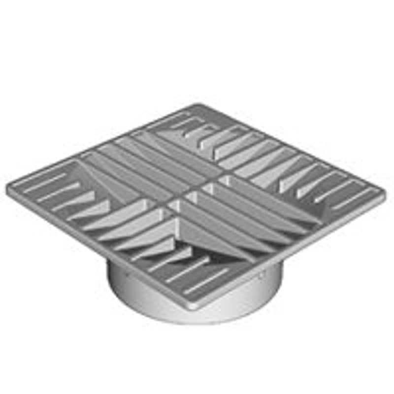 NDS 04 Square Plastic Drain Grate 6
