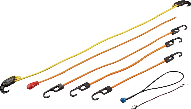 MINTCRAFT FH64076 Bungee Cord Hd Set W/Jar 24Pc