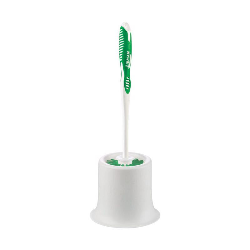 Libman Plastic Brush and Caddy Toilet Bowl 1 CT