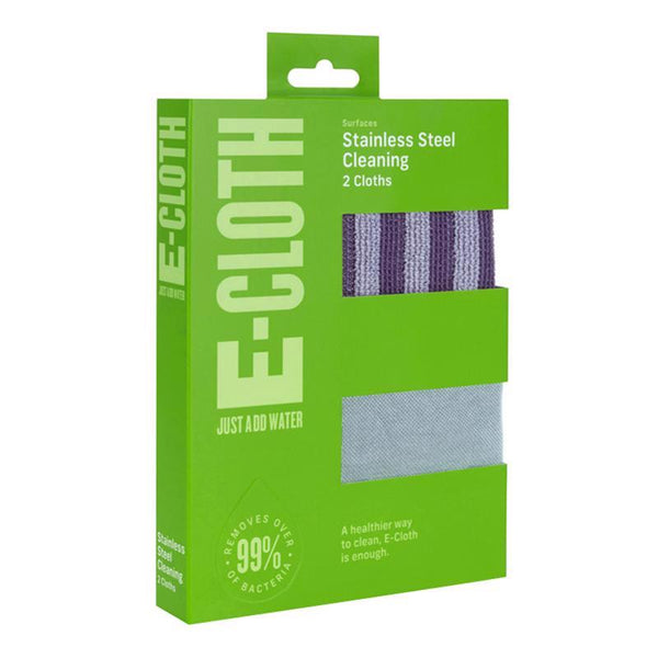 E-Cloth Inc E-Cloth Stainless Steel Cleaning Cloth - 2 Pack 10617