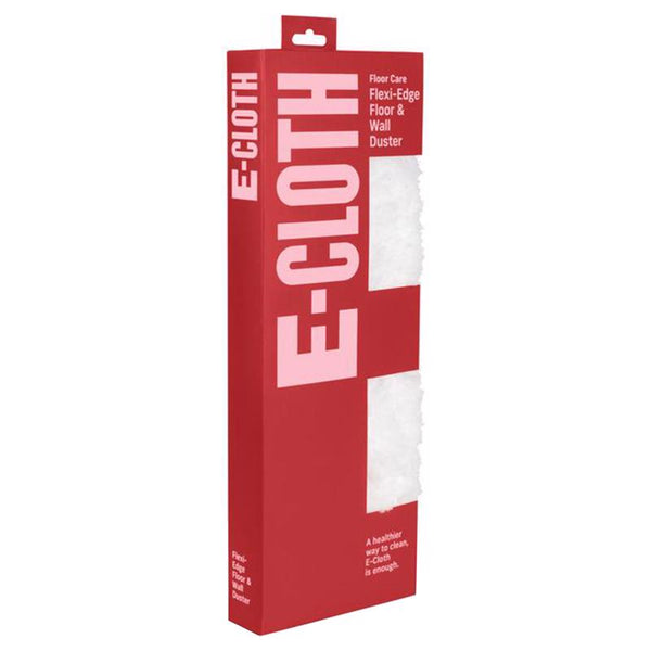 E-Cloth Flexi-Edge Floor & Wall Duster, Reusable Dusting Mop for Floor Cleaning, Floor Cleaner Ideal for Harword, Tile, Laminate and Other Hard Surfaces, 100 Wash Guarantee, 1 Pack 10641