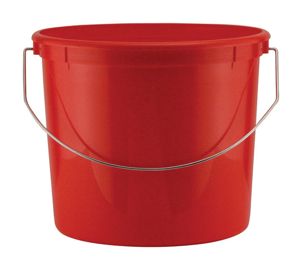 Leaktite 5 Qt Red Plastic Reinforced Pail 1044480