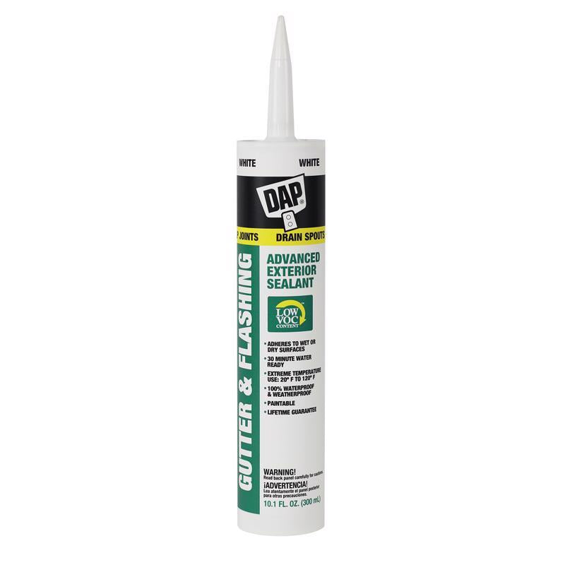 DAP INC 01801 10.1OZ White Gutt Sealant